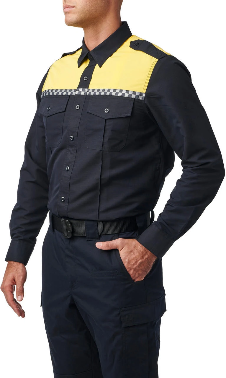 5.11 Tactical Men's Fast-Tac Hi-Vis Long Sleeve Uniform Shirt 72525 5 5.11 Tactical Men's Fast-Tac Hi-Vis Long Sleeve Uniform Shirt 72525 - Image 3