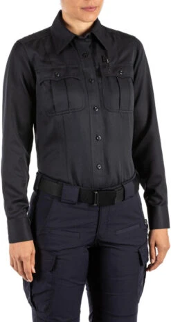 5.11 Tactical Women's Class A Fast-Tac Twill Long Sleeve Uniform Shirt 62396 -Vanguard Uniforms 5.11 tactical womens class a fast tac twill long sleeve uniform shirt 62396 62396 16843.1669677731