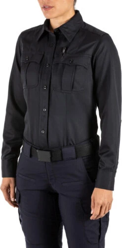 5.11 Tactical Women's Class A Fast-Tac Twill Long Sleeve Uniform Shirt 62396 -Vanguard Uniforms 5.11 tactical womens class a fast tac twill long sleeve uniform shirt 62396 62396 24349.1669677699