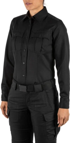 5.11 Tactical Women's Class A Fast-Tac Twill Long Sleeve Uniform Shirt 62396 -Vanguard Uniforms 5.11 tactical womens class a fast tac twill long sleeve uniform shirt 62396 62396 24432.1669677241