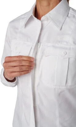 5.11 Tactical Women's Class A Fast-Tac Twill Long Sleeve Uniform Shirt 62396 -Vanguard Uniforms 5.11 tactical womens class a fast tac twill long sleeve uniform shirt 62396 62396 28957.1669677144