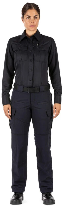 5.11 Tactical Women's Class A Fast-Tac Twill Long Sleeve Uniform Shirt 62396 -Vanguard Uniforms 5.11 tactical womens class a fast tac twill long sleeve uniform shirt 62396 62396 41559.1669677650