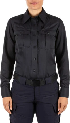5.11 Tactical Women's Class A Fast-Tac Twill Long Sleeve Uniform Shirt 62396 -Vanguard Uniforms 5.11 tactical womens class a fast tac twill long sleeve uniform shirt 62396 62396 60611.1669677623