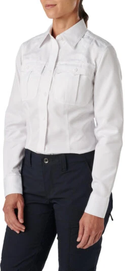 5.11 Tactical Women's Class A Fast-Tac Twill Long Sleeve Uniform Shirt 62396 -Vanguard Uniforms 5.11 tactical womens class a fast tac twill long sleeve uniform shirt 62396 62396 94002.1669677359