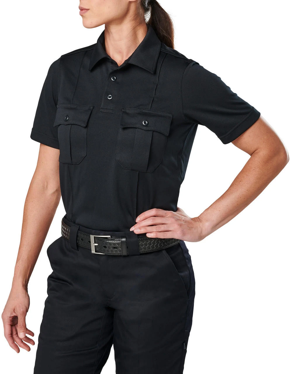 5.11 Tactical Women's Class A Uniform Short Sleeve Polo Shirt 61328 5 5.11 Tactical Women's Class A Uniform Short Sleeve Polo Shirt 61328 - Image 3