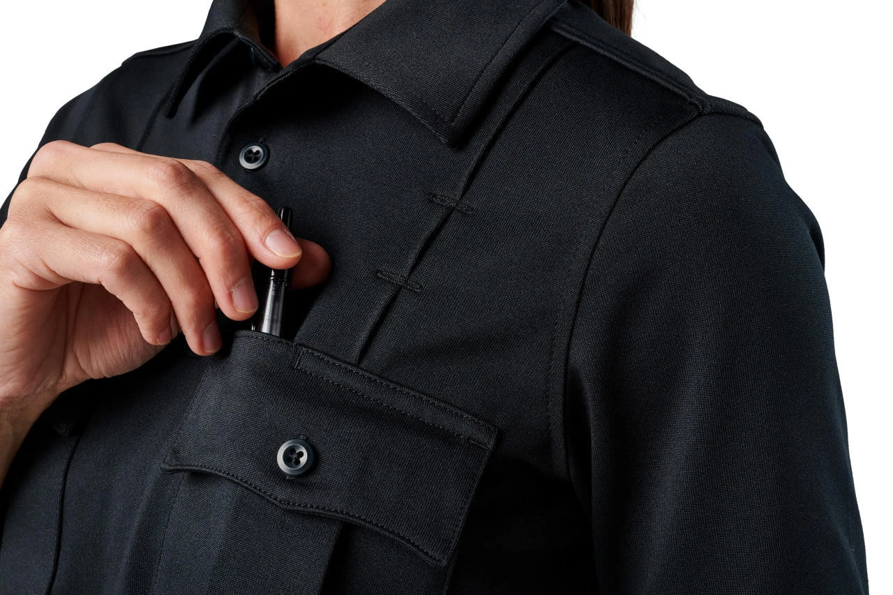 5.11 Tactical Women's Class A Uniform Short Sleeve Polo Shirt 61328 7 5.11 Tactical Women's Class A Uniform Short Sleeve Polo Shirt 61328 - Image 5