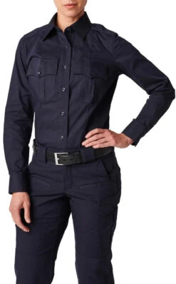 5.11 Tactical Women's NYPD Stryke RipStop Long Sleeve Uniform Shirt 62419 -Vanguard Uniforms 5.11 tactical womens nypd stryke ripstop long sleeve uniform shirt 62419 62419 80303.1669142495