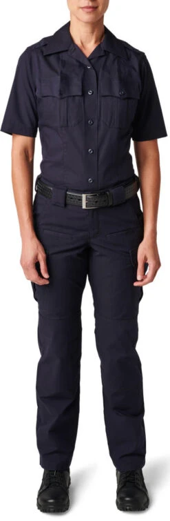 5.11 Tactical Women's NYPD Stryke RipStop Short Sleeve Uniform Shirt 61335 -Vanguard Uniforms 5.11 tactical womens nypd stryke ripstop short sleeve uniform shirt 61335 61335 36736.1669245580