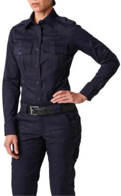 5.11 Tactical Women's NYPD Stryke Twill Long Sleeve Uniform Shirt 62418 -Vanguard Uniforms 5.11 tactical womens nypd stryke twill long sleeve uniform shirt 62418 62418 36824.1669142236