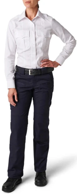 5.11 Tactical Women's NYPD Stryke Twill Long Sleeve Uniform Shirt 62418 -Vanguard Uniforms 5.11 tactical womens nypd stryke twill long sleeve uniform shirt 62418 62418 61273.1669142231