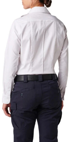 5.11 Tactical Women's NYPD Stryke Twill Long Sleeve Uniform Shirt 62418 -Vanguard Uniforms 5.11 tactical womens nypd stryke twill long sleeve uniform shirt 62418 62418 81385.1669142232