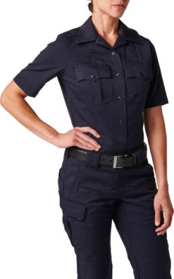 5.11 Tactical Women's NYPD Stryke Twill Short Sleeve Uniform Shirt 61334 -Vanguard Uniforms 5.11 tactical womens nypd stryke twill short sleeve uniform shirt 61334 61334 09337.1669245602