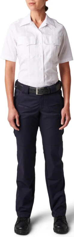 5.11 Tactical Women's NYPD Stryke Twill Short Sleeve Uniform Shirt 61334 -Vanguard Uniforms 5.11 tactical womens nypd stryke twill short sleeve uniform shirt 61334 61334 49458.1669245586