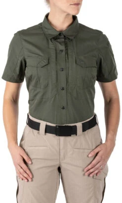 5.11 Tactical Women's Stryke Short Sleeve Shirt 61325 -Vanguard Uniforms 5.11 tactical womens stryke short sleeve shirt 61325 61325 37359.1601484102