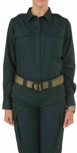 5.11 Tactical Women's Taclite PDU Class A Long Sleeve Shirt 62365 -Vanguard Uniforms 5.11 tactical womens taclite pdu class a long sleeve shirt 62365 62365 44409.1666737659