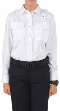 5.11 Tactical Women's Twill PDU Class A Long Sleeve Shirt 62064 -Vanguard Uniforms 5.11 tactical womens twill pdu class a long sleeve shirt 62064 62064 43048.1603744003