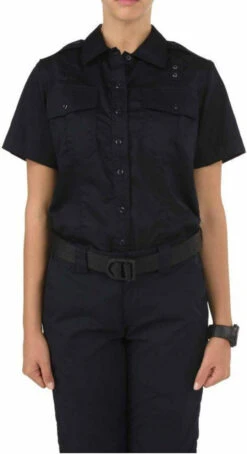 5.11 Tactical Women's Twill PDU Class A Short Sleeve Shirt 61158 -Vanguard Uniforms 5.11 tactical womens twill pdu class a short sleeve shirt 61158 61158 32764.1603762054