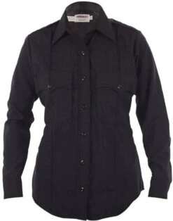 Elbeco Distinction Plain Pocket L/S Shirt For Women -Vanguard Uniforms elbeco distinction plain pocket ls shirt for women 9350lcn 64038.1603767045