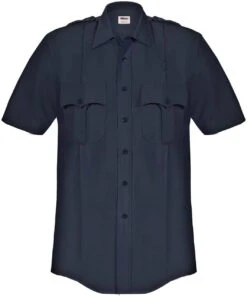 Elbeco Paragon Plus Poplin Mens Short Sleeve Shirt -Vanguard Uniforms elbeco paragon plus poplin mens short sleeve shirt paragon ss 89022.1603760926