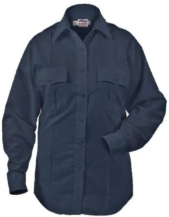 Elbeco Paragon Plus Poplin Womens Long Sleeve Shirt -Vanguard Uniforms elbeco paragon plus poplin womens long sleeve shirt paragon wls 55668.1603759185