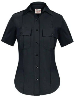 Elbeco Textrop2 Womens Zippered Short Sleeve Shirt -Vanguard Uniforms elbeco textrop2 womens zippered short sleeve shirt ztextrop2 wss 51729.1603740515