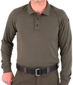 First Tactical Men's Performance Long Sleeve Polo 111503 -Vanguard Uniforms first tactical mens performance long sleeve polo 111503 02858.1601529403