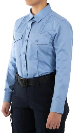 First Tactical Women's Cotton Station Long Sleeve Shirt -Vanguard Uniforms first tactical womens cotton station long sleeve shirt 121009 84678.1691906722