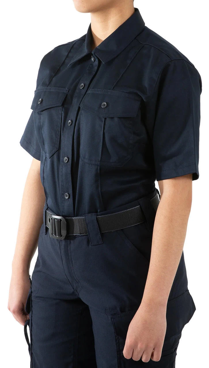 First Tactical Women's Cotton Station Short Sleeve Shirt 8 First Tactical Women's Cotton Station Short Sleeve Shirt - Image 6