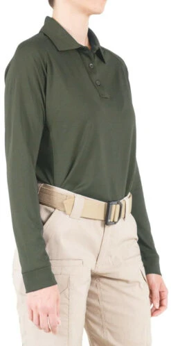 First Tactical Women's Performance Long Sleeve Polo 121503 -Vanguard Uniforms first tactical womens performance long sleeve polo 121503 121503 31837.1626458547