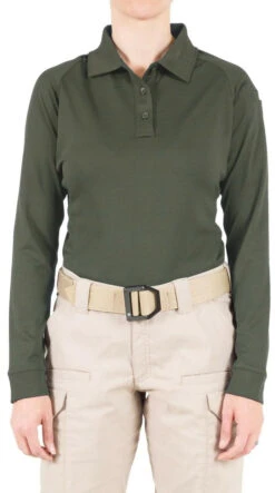 First Tactical Women's Performance Long Sleeve Polo 121503 -Vanguard Uniforms first tactical womens performance long sleeve polo 121503 121503 86631.1626458519