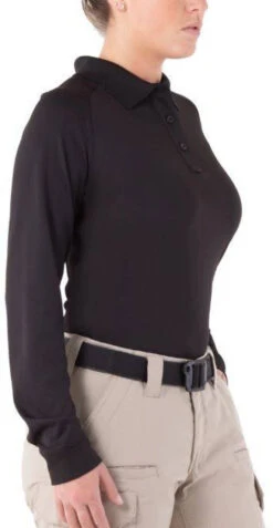 First Tactical Women's Performance Long Sleeve Polo 121503 -Vanguard Uniforms first tactical womens performance long sleeve polo 121503 30717.1601503859