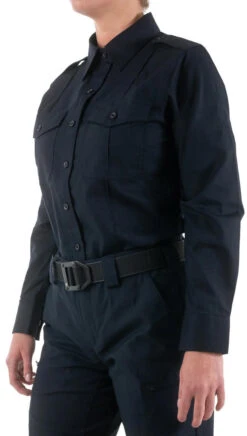 First Tactical Women's Pro Duty Uniform Long Sleeve Shirt -Vanguard Uniforms first tactical womens pro duty uniform long sleeve shirt 121011 15553.1691906962