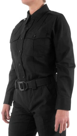First Tactical Women's Pro Duty Uniform Long Sleeve Shirt -Vanguard Uniforms first tactical womens pro duty uniform long sleeve shirt 121011 51307.1691906637