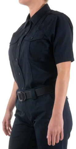 First Tactical Women's Pro Duty Uniform Short Sleeve Shirt -Vanguard Uniforms first tactical womens pro duty uniform short sleeve shirt 122001 20849.1691908196