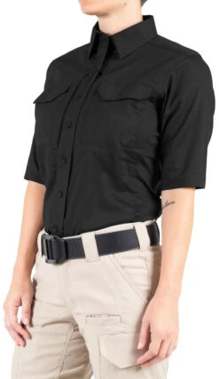 First Tactical Women's V2 Tactical Short Sleeve Shirt -Vanguard Uniforms first tactical womens v2 tactical short sleeve shirt 122007 91839.1691907868
