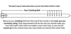 Galco SB2 1 1/2" Casual Holster Belt -Vanguard Uniforms galco sb2 1 12 casual holster belt sb2 50131.1631571023