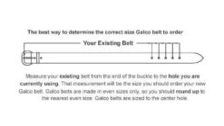 Galco SB3 1 1/2" Dress Holster Belt -Vanguard Uniforms galco sb3 dress belt sb3 48976.1622224598