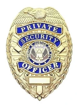 Hero's Pride Private Security Officer Oval Badge