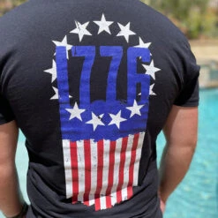 LA Police Gear 1776 Flag T-Shirt -Vanguard Uniforms la police gear 1776 flag t shirt 1776 flag 56240.1621989340