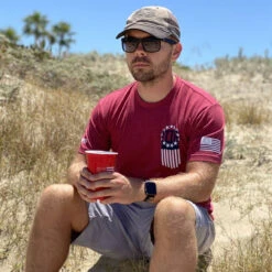 LA Police Gear 1776 Flag T-Shirt -Vanguard Uniforms la police gear 1776 flag t shirt 1776 flag 70803.1601539753