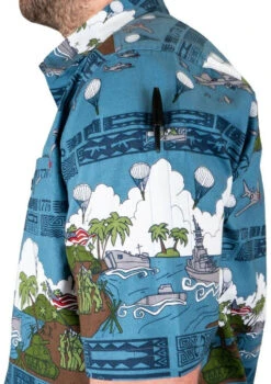 LA Police Gear 5 Branches Tactical Tiki™ Short Sleeve Button Up Shirt -Vanguard Uniforms la police gear 5 branches tactical tiki short sleeve button up shirt sstiki5branch 09001.1623592306