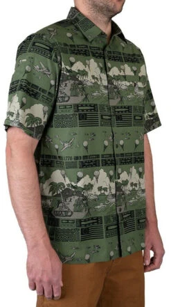 LA Police Gear 5 Branches Tactical Tiki™ Short Sleeve Button Up Shirt -Vanguard Uniforms la police gear 5 branches tactical tiki short sleeve button up shirt sstiki5branch 09801.1623592065