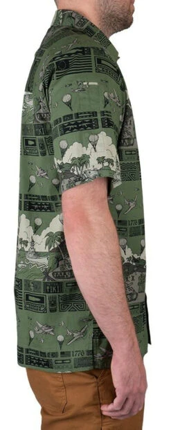 LA Police Gear 5 Branches Tactical Tiki™ Short Sleeve Button Up Shirt -Vanguard Uniforms la police gear 5 branches tactical tiki short sleeve button up shirt sstiki5branch 20795.1623592056