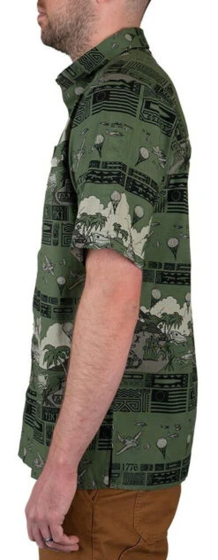 LA Police Gear 5 Branches Tactical Tiki™ Short Sleeve Button Up Shirt -Vanguard Uniforms la police gear 5 branches tactical tiki short sleeve button up shirt sstiki5branch 34694.1623591508