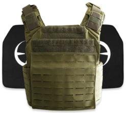 LA Police Gear Atlas Plate Carrier + 2 Level IV Plates Kit -Vanguard Uniforms la police gear atlas plate carrier 2 level iv plates kit pc atlas bundle 61109.1675300223