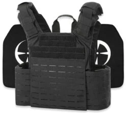 LA Police Gear Atlas Plate Carrier + 2 Level IV Plates Kit