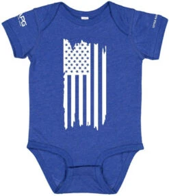 LA Police Gear Distressed Flag Baby Onesie -Vanguard Uniforms la police gear distressed flag baby onesie df onesie 05961.1640859586