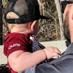 LA Police Gear Distressed Flag Baby Onesie -Vanguard Uniforms la police gear distressed flag baby onesie df onesie 16247.1645189710