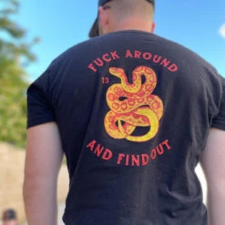 LA Police Gear Fuck Around & Find Out T-Shirt -Vanguard Uniforms la police gear fuck around and find out t shirt faafo 08066.1653411338