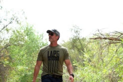 LA Police Gear Logo Flag T-Shirt -Vanguard Uniforms la police gear logo flag t shirt flag t 56119.1609375977